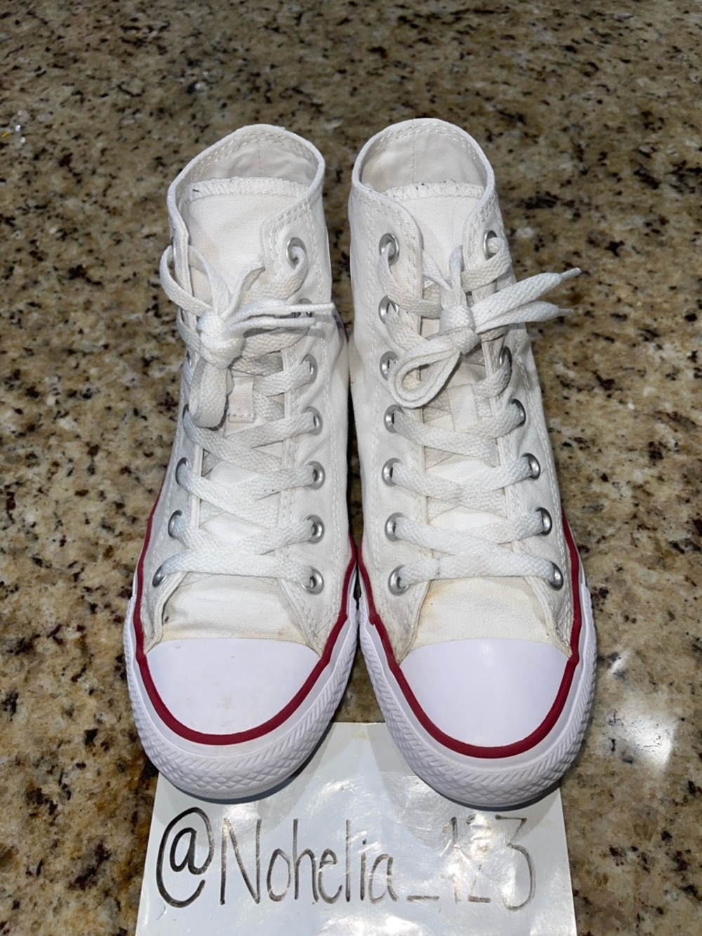 White High-Top Converse